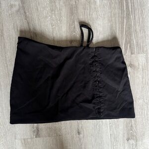 I.AM.GIA Elori Black Asymmetrical Mini Skirt